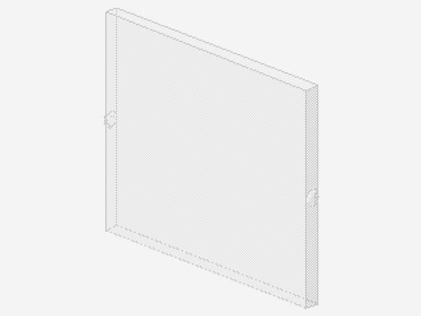 Lego Glas für Fenster 1 x 4 x 3 (3855) transparent