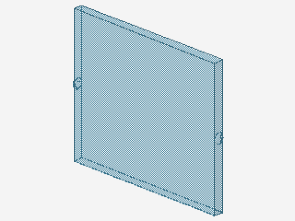 Lego Glass for Window (3855) transparent medium blue