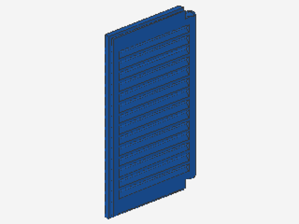 Lego Shutter 1 x 2 x 3 (3856) blue