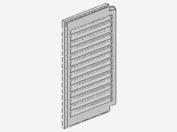 Lego Shutter 1 x 2 x 3 (3856) white