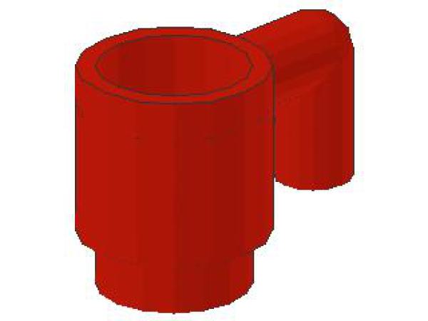 Lego Minifigur Tasse (3899) rot