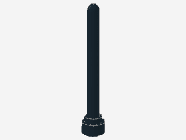 Lego Antenne 4H (3957) schwarz