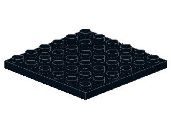 Lego Platte 6 x 6 (3958) schwarz