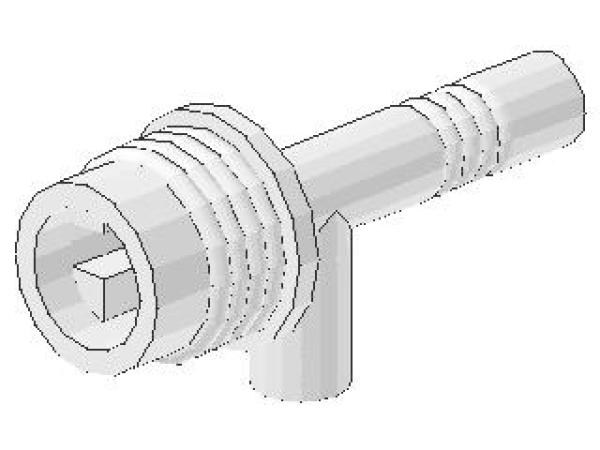 Lego Minifigure Space Gun / Torch (3959) white