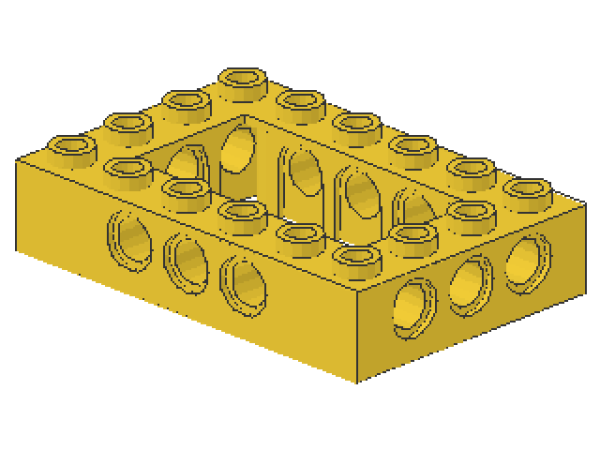 Lego Technic Brick 4 x 6 (32531 / 40344) yellow