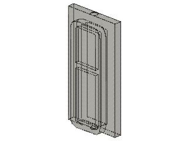 Lego Glas für Zugfenster (4036) transparent schwarz