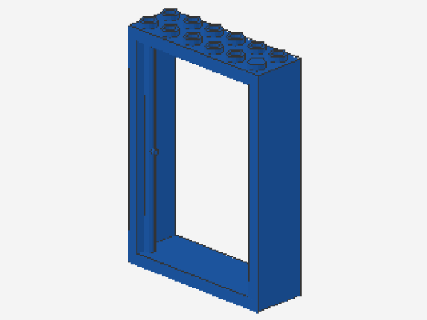 Lego Door Frame 2 x 6 x 7 (4071) blue