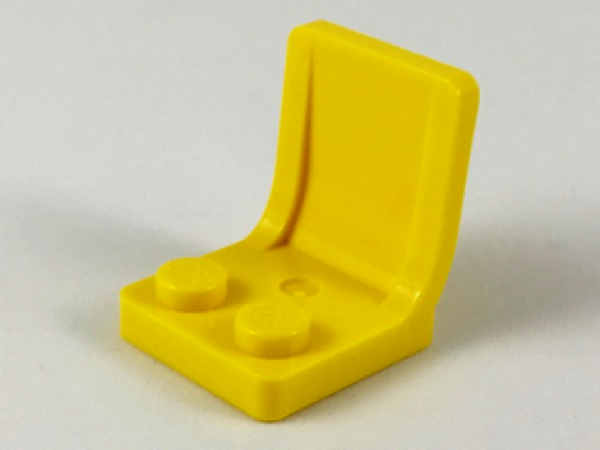 Lego Minifigur Sitz (4079b) gelb