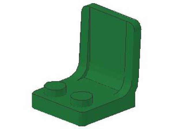 Lego Minifigure Seat (4079) green