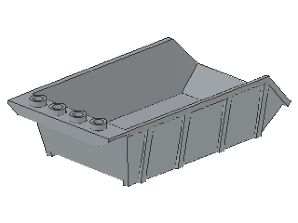 Lego Kippermulde 5 x 9 (4080) hell bläulich grau