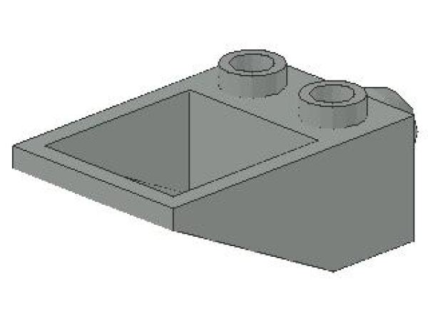 Lego Slope Stone, inverse 33° 3 x 2 (4089) light gray