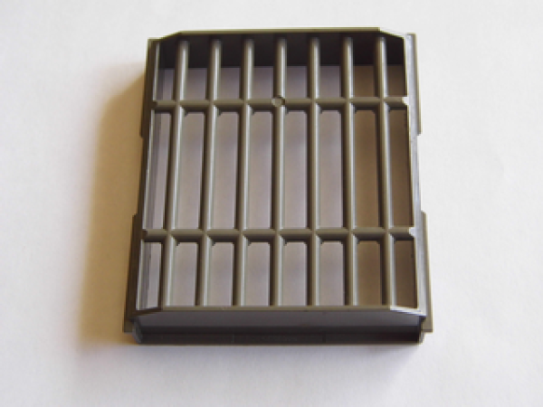 Lego Bar 8 x 8 x 2 (40942) Sliding Grille, dark gray