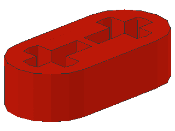 Lego Technic Liftarm 1 x 2 (41677) dünn, rot
