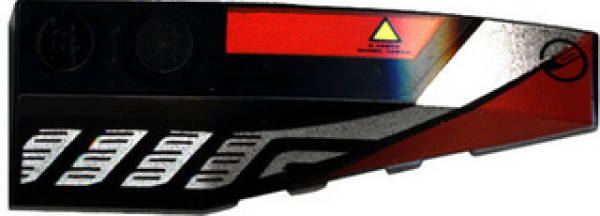 Lego Keil 2 x 6, dekoriert (41747pb009)