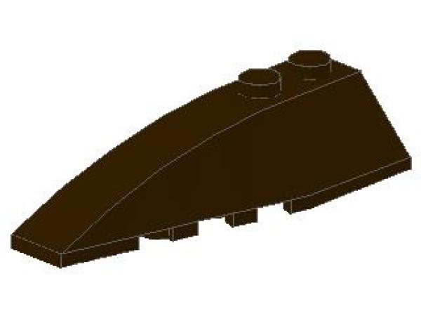 Lego Wedge 6 x 2 (41748) dark brown
