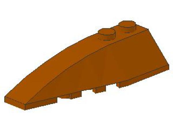 Lego Wedge 6 x 2 (41748) dark orange