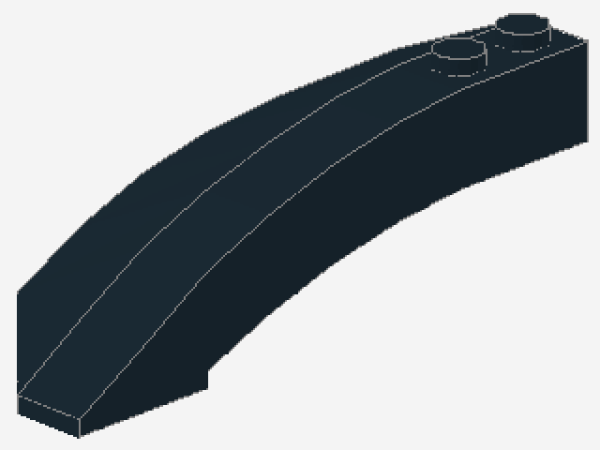 Lego Keil, gebogen, rechts 8 x 3 x 2 (41749) schwarz