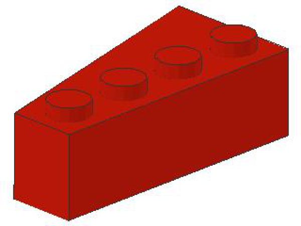 Lego Wedge, right (41767) red