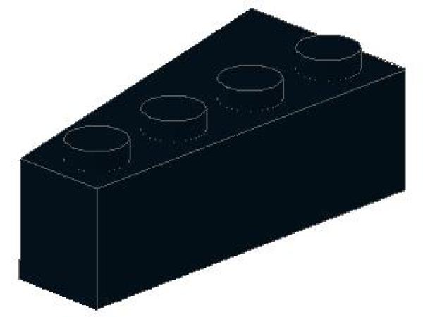 Lego Wedge, right (41767) black