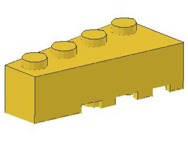 Lego Wedge, left (41768) yellow