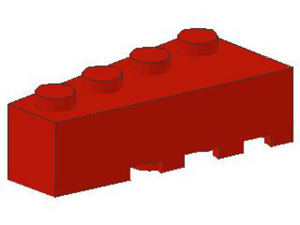 Lego Keil, links 4 x 2 (41768) rot