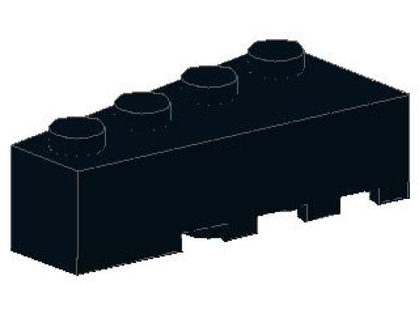 Lego Wedge, left (41768) black