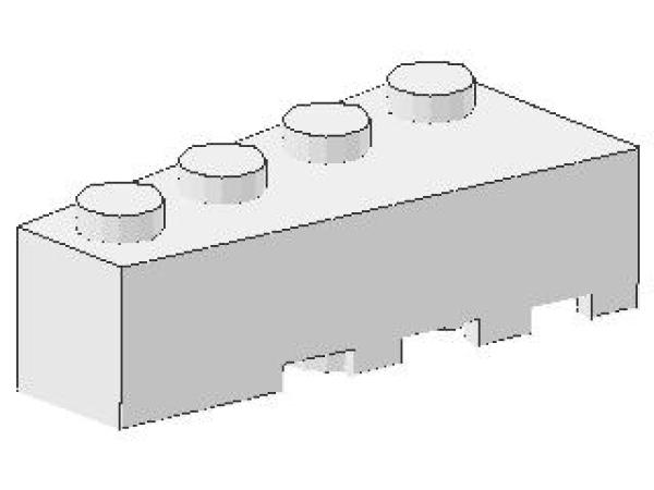 Lego Wedge, left (41768) white