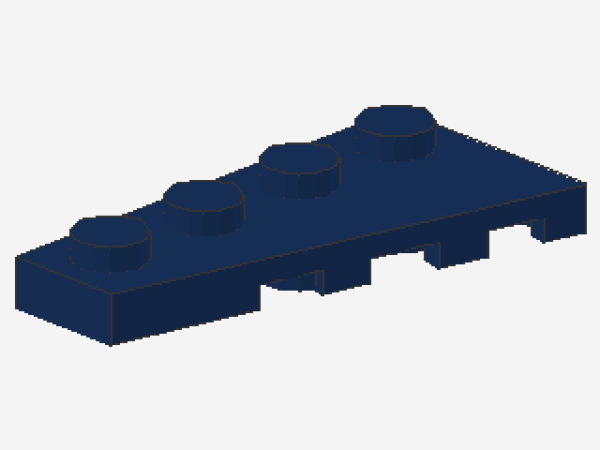 Lego Wedge Plate 4 x 2 (41770) dark blue