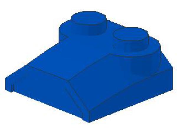 Lego Slope Stone, curved 2 x 2 x 2/3 (41855) blue