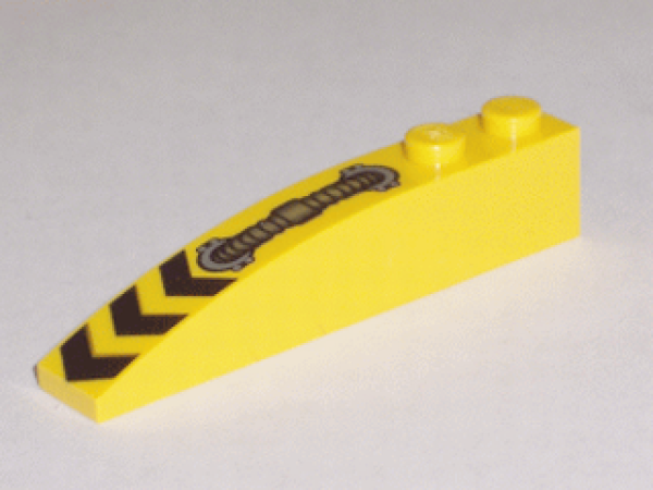 Lego Slope Stone, curved 6 x 1 x 1 (42022pb03)