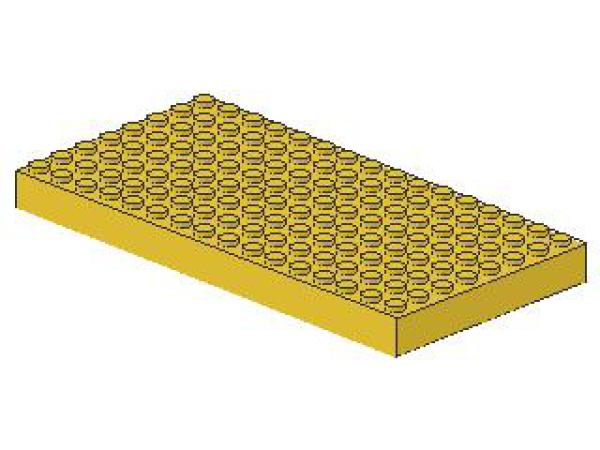 Lego Brick 8 x 16 x 1 (4204) yellow