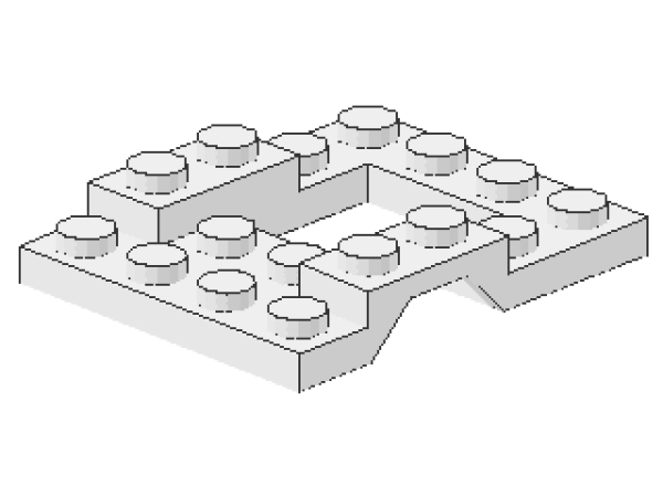 Lego Fahrzeugbasis 4 x 5 (4211) weiß