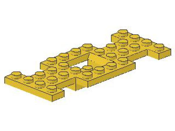 Lego Fahrzeugbasis 4 x 10 (4212b) gelb