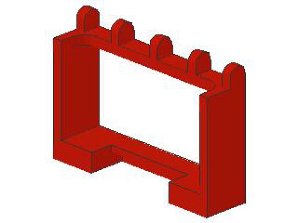 Lego Scharnier 1 x 4 x 2 (4214) Halter, rot