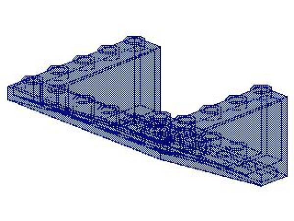 Lego Schrägstein, invers 33° 5 x 6 x 2 (4228) transparent dunkel blau