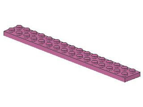 Lego Platte 2 x 16 (4282) dunkel pink