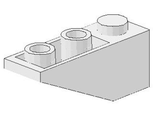 Lego Schrägstein, invers 33° 3 x 1 x 1 (4287) weiß