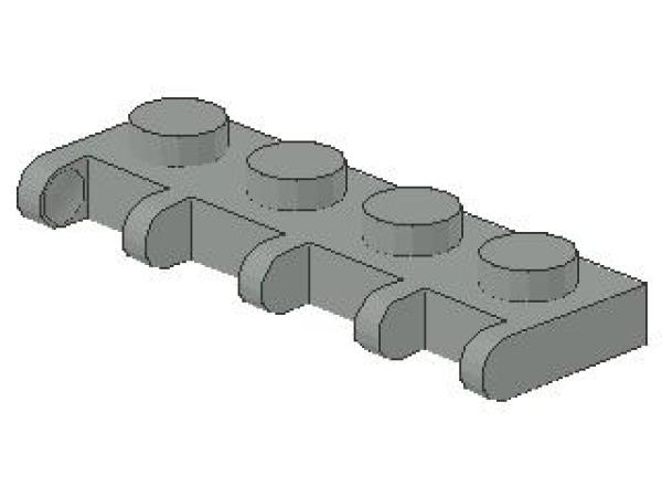 Lego Scharnier 1 x 4 (4315) Halter hell grau