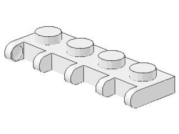 Lego Hinge 1 x 4 (4315) Holder white