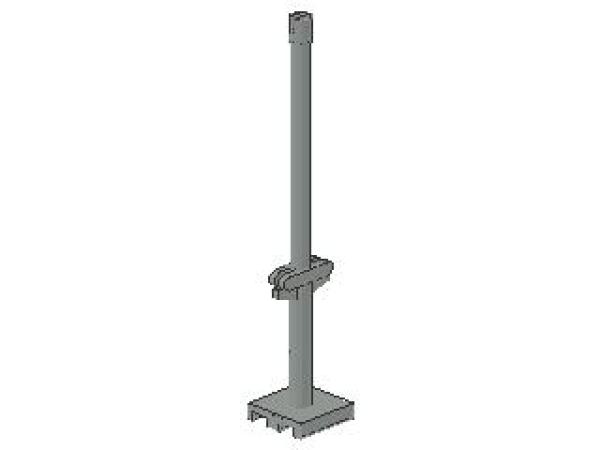 Lego Boat Mast 2 x 2 x 9 2/3 (4318) light gray