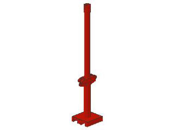 Lego Boat Mast 2 x 2 x 9 2/3 (4318) red