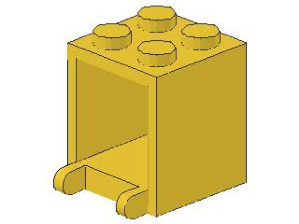 Lego Box 2 x 2 x 2 (4345a) yellow