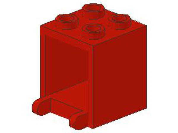 Lego Box 2 x 2 x 2 (4345) red