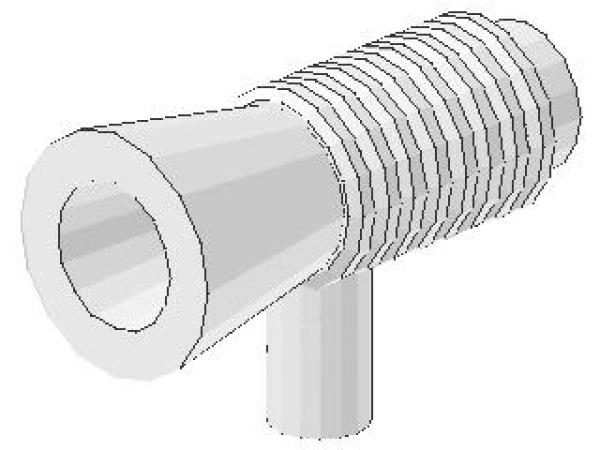 Lego Minifigur Megaphone (4349) weiß