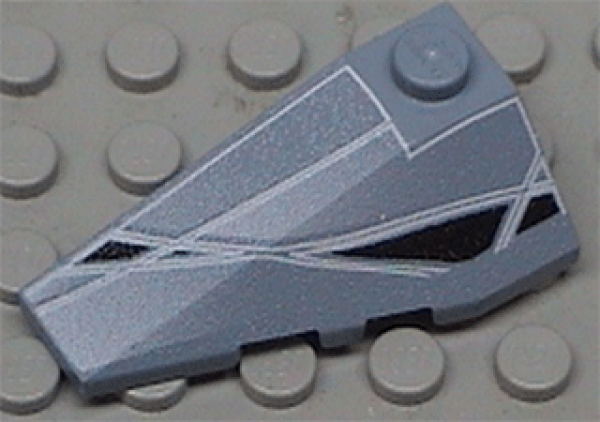 Lego Wedge 4 x 2, decorated (43710pb01)