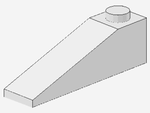 Lego Keil, rechts 4 x 2 (43711) weiß