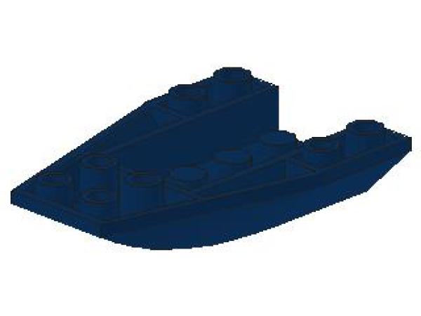 Lego Wedge, inverted, curved 6 x 4 (43713) dark blue