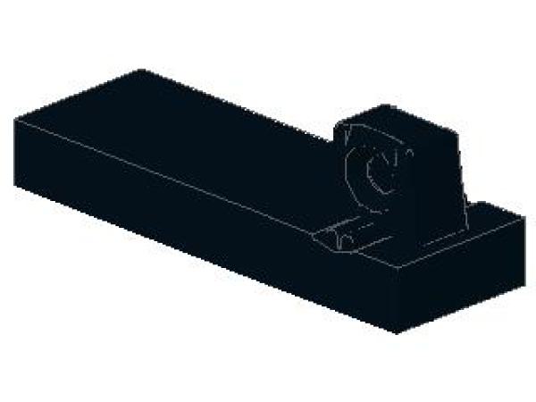 Lego Hinge Tile 1 x 3 (44300) black