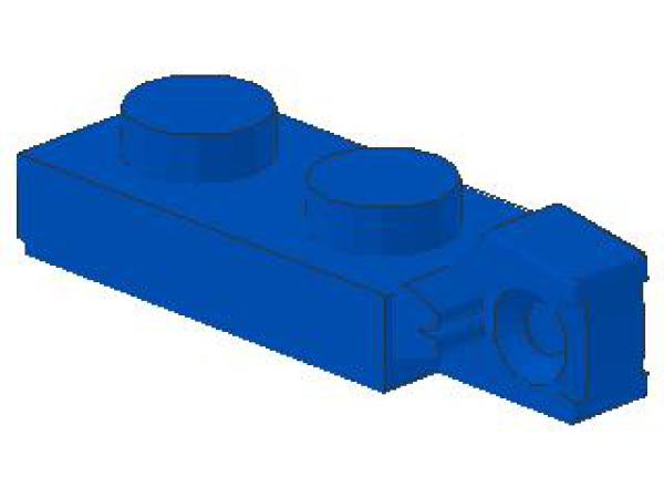 Lego Hinge Plate 1 x 2 (44301a) blue