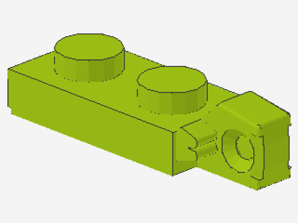 Lego Hinge Plate 1 x 2 (44301a) lime